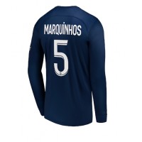 Paris Saint-Germain Marquinhos #5 Fotballklær Hjemmedrakt 2022-23 Langermet